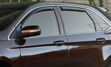 2002-2009 Trailblazer Front & Rear Window Deflectors Smoke 4-Piece - View 10 | Dirty Garage