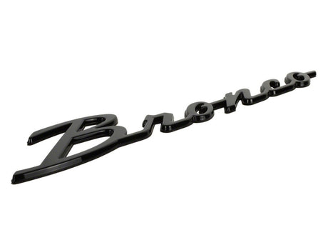2021-2024 Bronco Classic Script Fender Badge Kit - Gloss Black - View 14 | Dirty Garage