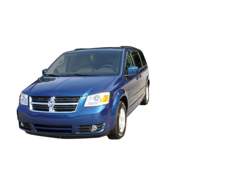 2008-2016 Town & Country Ventvisor Outside Mount Window Deflectors 4-Piece Smoke - View 4 | Dirty Garage