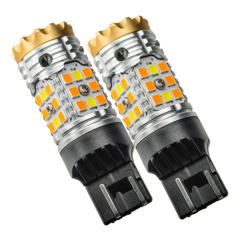 2018-2026 Wrangler JL Sport LED Switchback High Output Can-Bus Amber / White Bulbs | Dirty Garage