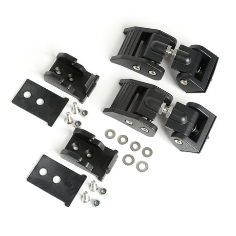 Rugged Ridge 97-06 Jeep Wrangler TJ Textured Black Hood Catches - View 2 | Dirty Garage