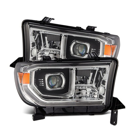 2007-2017 Tundra Sequoia Luxx-Series LED Projector Chrome Headlight Active Light Sequential Signal DRL | Dirty Garage