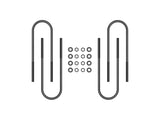 2011-2024 Super Duty Rear 15" U-Bolt Kit - View 2 | Dirty Garage