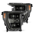 2021-2023 F-150 Luxx-Series Projector Alpha-Black Headlights | Dirty Garage