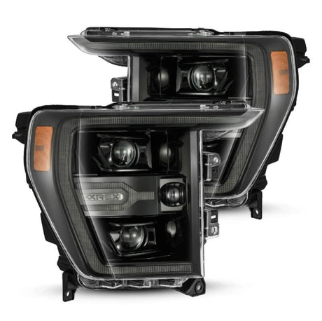 2021-2023 F-150 Luxx-Series Projector Alpha-Black Headlights | Dirty Garage