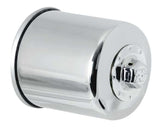 Universal Honda/Kawasaki/Yamaha/Polaris/Victory 2.688in OD x 3.344in H Oil Filter - Chrome - View 4 | Dirty Garage