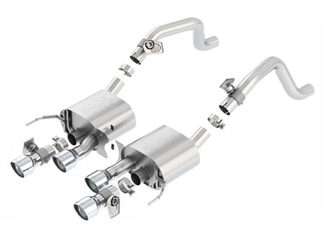 Borla 2014 Chevrolet Corvette C7 6.2L 8cyl ATAK Exhaust w/ NPP Dual Mode (rear section only) - View 4 | Dirty Garage