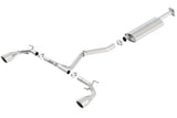 Borla 13-15 Scion FR-S 2.0L 4cyl 6spd / 13 Subaru BRZ 2.0L 4cyl 6spd SS Catback Exhaust - View 4 | Dirty Garage