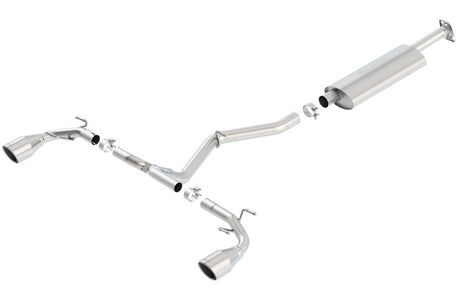 Borla 13-15 Scion FR-S 2.0L 4cyl 6spd / 13 Subaru BRZ 2.0L 4cyl 6spd SS Catback Exhaust - View 4 | Dirty Garage