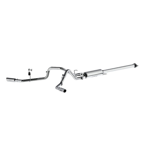 2015 F-150 2.5" Cat Back Dual Side Split Aluminum Exhaust System - View 5 | Dirty Garage