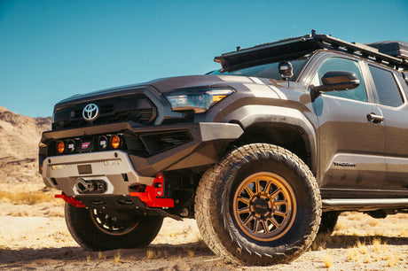 2024-2025 Tacoma Zenith Winch Bar - Textured Black - View 2 | Dirty Garage