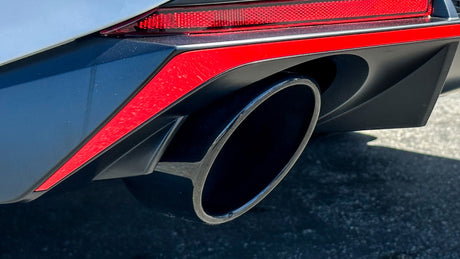 Borla 22-23 Hyundai Elantra N 2.0L 4 CYL. Turbo AT/MT ATAK Catback Exhaust Black Chrome - View 4 | Dirty Garage