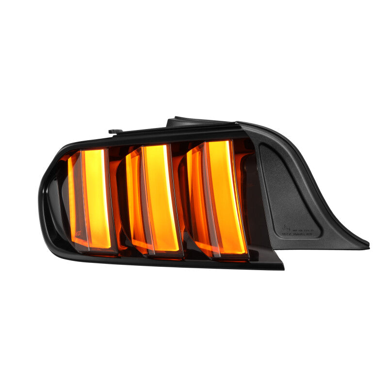 2015-2023 Mustang Nova-Series Prismatic LED Tail Lights Alpha Black - View 2 | Dirty Garage