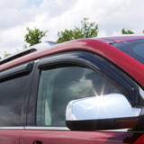 2020-2022 Kona Ventvisor Outside Mount Window Deflectors Smoke 4-Piece - View 4 | Dirty Garage