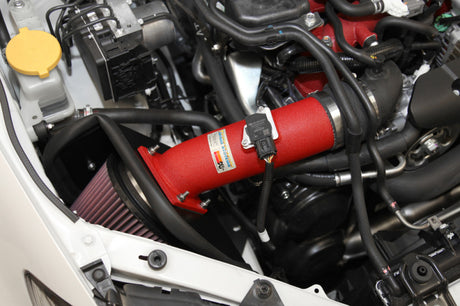 2008-2011 WRX/STi 2.5L H4 Red Typhoon Short Ram Intake - View 4 | Dirty Garage
