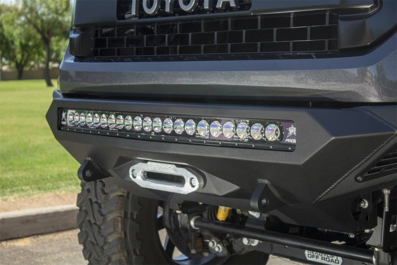 2014-2021 Tundra Stealth Fighter Front Bumper w/ Winch Mount Sensors - View 3 | Dirty Garage