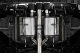 2023-2024 Civic Type R 2.0L T304 SS 3" Cat Back Exhaust Triple Center Outlet Carbon Tips - View 2 | Dirty Garage