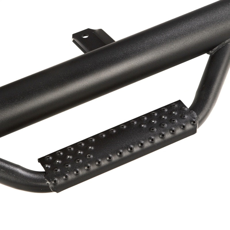 Rugged Ridge Spartan Nerf Bar Textured Black 97-06 Jeep Wrangler TJ - View 4 | Dirty Garage