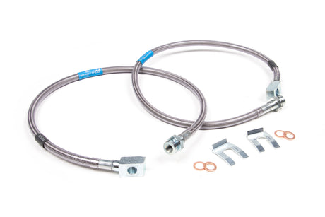 1988-1998 GM 1500 6" Lift Front Stainless Brake Lines | Dirty Garage