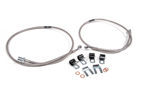 2013-2024 Ram 2500/3500 Front Stainless Steel Braided Brake Lines | Dirty Garage