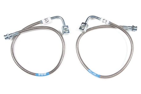 2007-2018 Jeep JK 4-6.5" Front Stainless Brake Lines | Dirty Garage