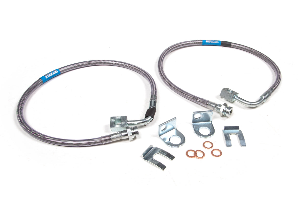 2007-2018 Jeep JK Rear Stainless Steel Brake Lines 4-6.5" Lift | Dirty Garage