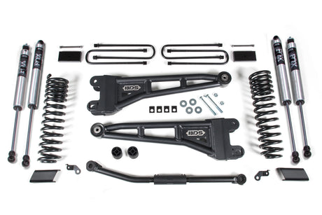 2023-2025 F-450 2.5" Radius Arm Lift Kit 1" Rear Block w/ Fox 2.0 PS | Dirty Garage