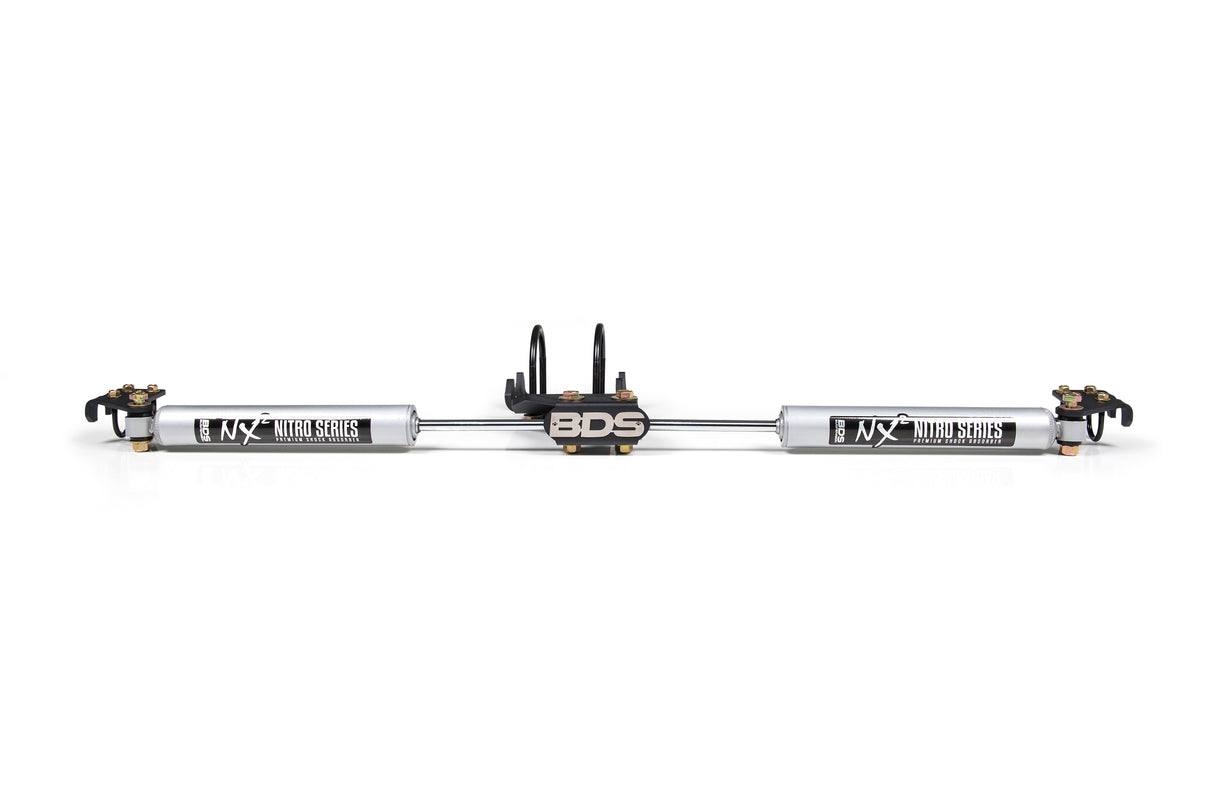2005-2025 F-250/F-350 Dual NX2 Steering Stabilizer Kit (BDS2022DH)