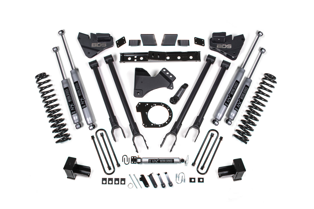 2017-2019 Super Duty 6" Diesel 4-Link Lift Kit | Dirty Garage