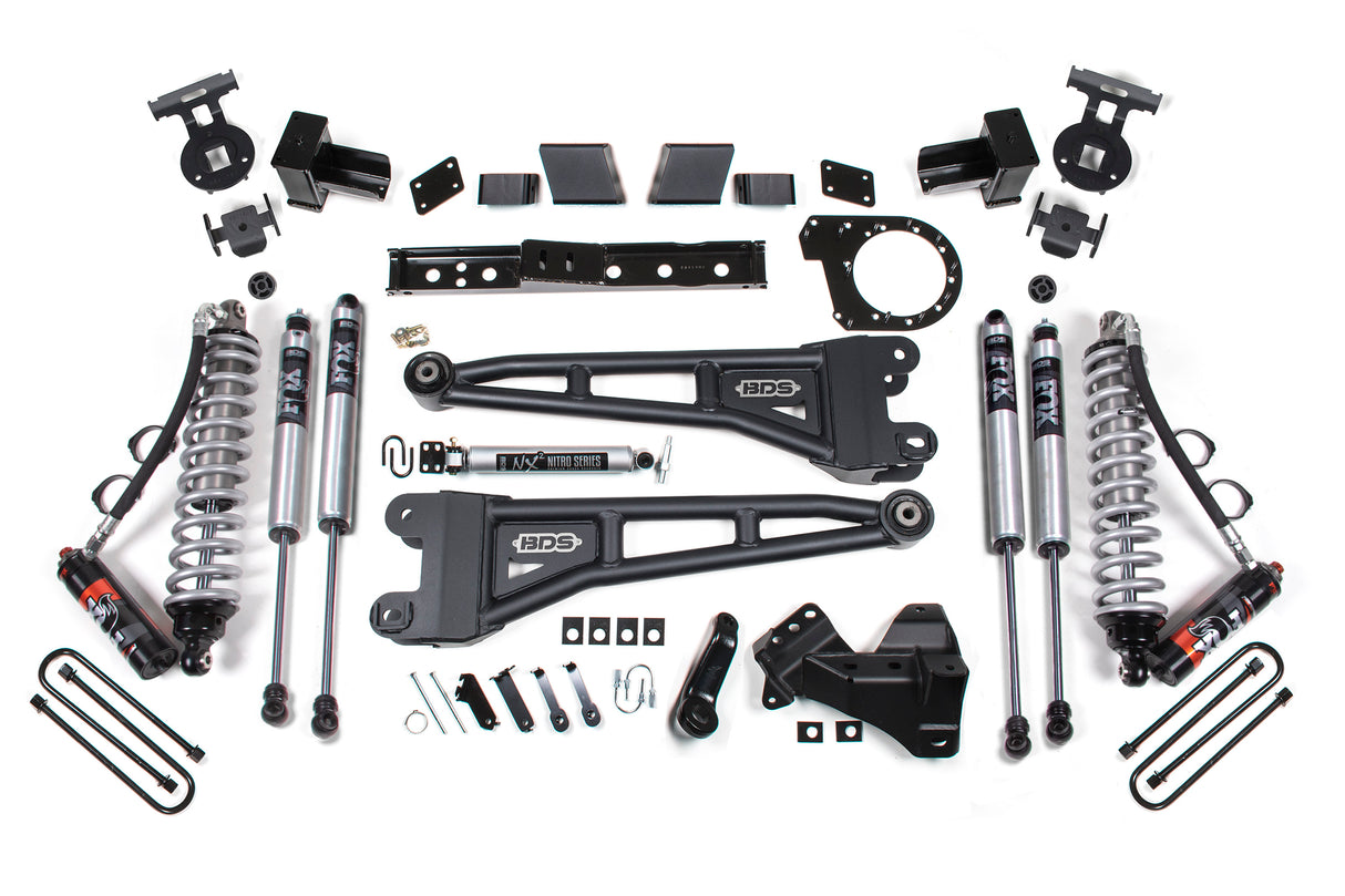 2020-2022 F-350 Dually 6” Radius Arm Lift with FOX 2.5 Performance Elite Shocks (BDS1982FPE)