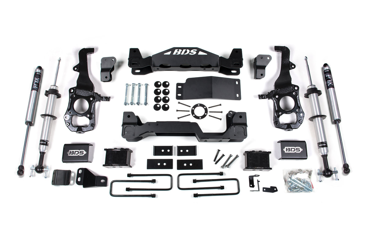 2021-2025 F-150 6" Lift Fox 2.0 IFP Struts | Dirty Garage