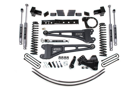 2017-2019 F-250/F-350 6" Radius Arm Lift System 3-Leaf Rear Block | Dirty Garage
