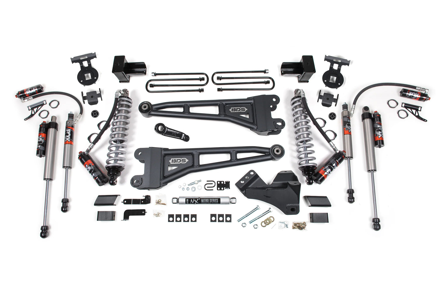 2020-2022 Super Duty 5" Radius Arm Lift Fox 2.5 PES | Dirty Garage