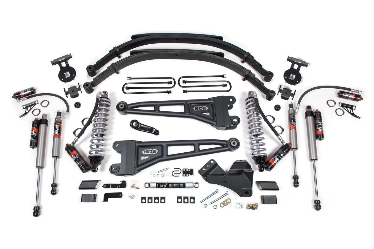 2017-2019 Super Duty 4-Link FOX 2.5 PE Coil-Over Conversion 6" Lift Kit | Dirty Garage