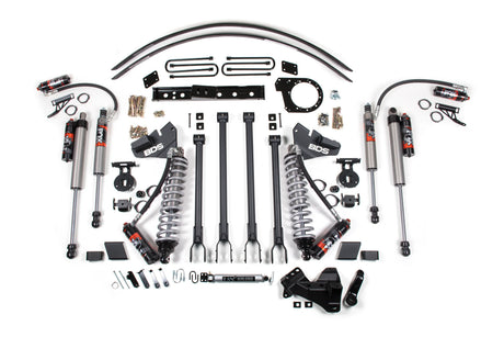 2017-2019 Super Duty 6" 4-Link Lift FOX 2.5 Coil-Over | Dirty Garage