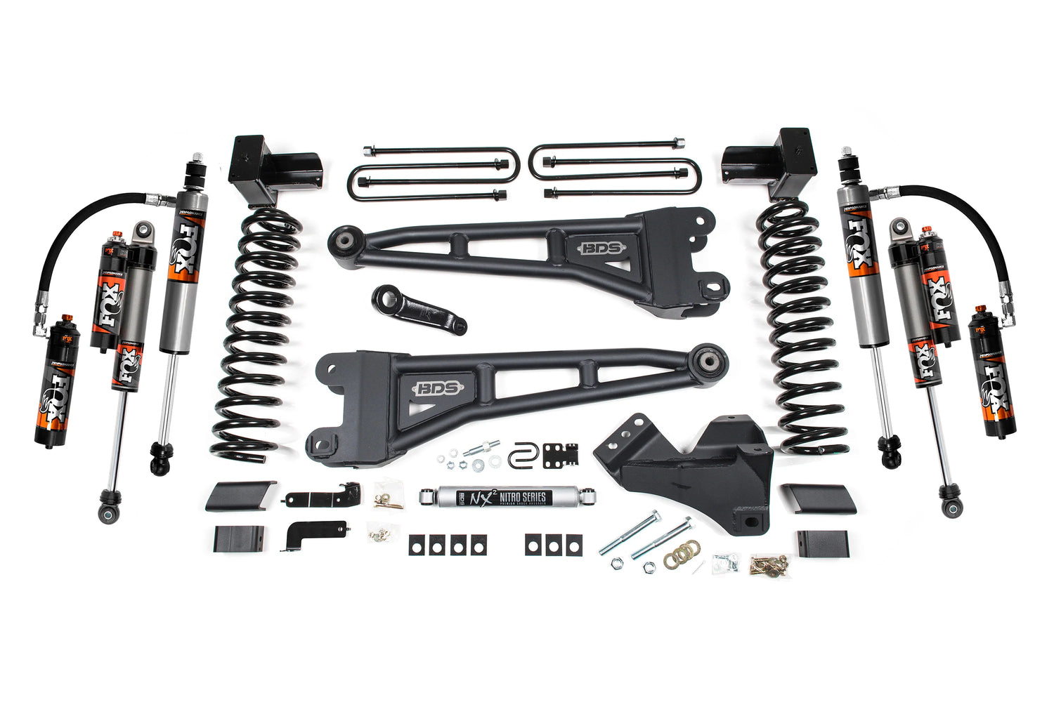 2017-2019 F-350 DRW 4"  Lift Kit w/ Radius Arm & Fox 2.5 PE Shocks | Dirty Garage