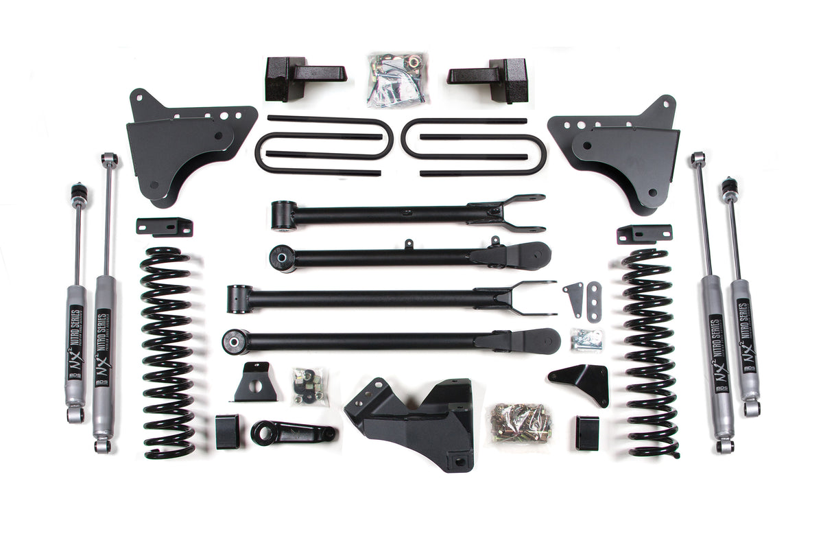 2005-2007 F-250/F-350 Gas 6" Lift 4-Link Block | Dirty Garage