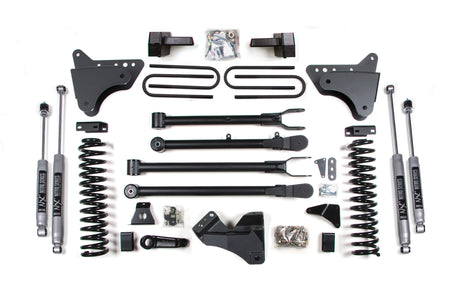 2005-2007 F-250/F-350 Diesel 6" Lift 4-Link Block Kit | Dirty Garage