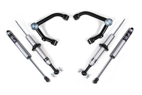 2014-2018 GM 1500 2" Lift FOX 2.0 Snap Ring Coilover Upper Control Arms Rear Shocks | Dirty Garage