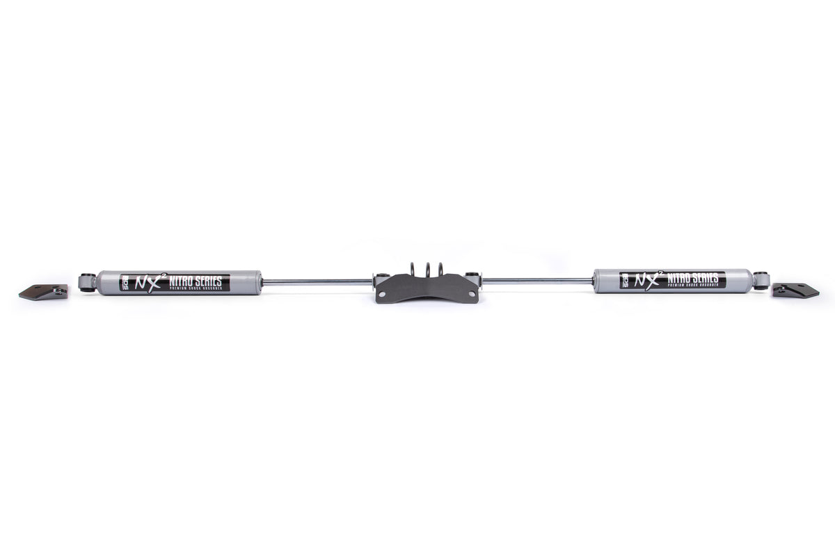 2006-2008 Ram 1500 Mega Cab Dual NX2 Steering Stabilizer Kit | Dirty Garage