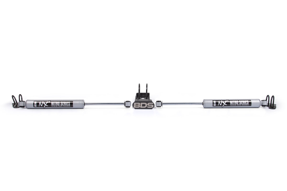 2007-2018 Jeep Wrangler JK Dual NX2 Steering Stabilizer Kit | Dirty Garage