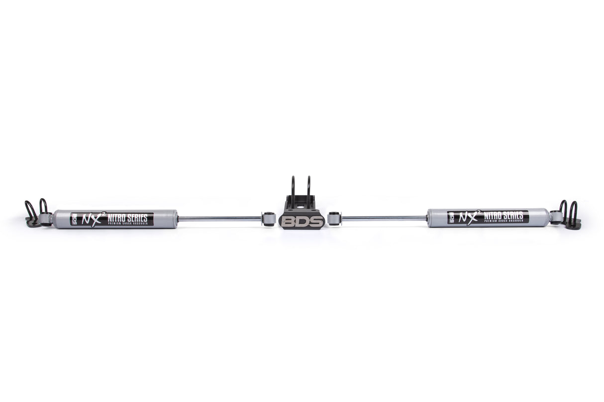2018-2025 Jeep JL/JT Dual NX2 Steering Stabilizer Kit (BDS2034DH)