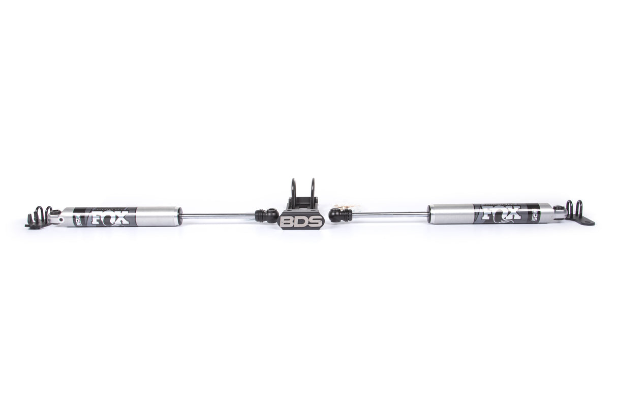 Jeep TJ/XJ/ZJ Dual Fox 2.0 Steering Stabilizer Kit (BDS2028DF)