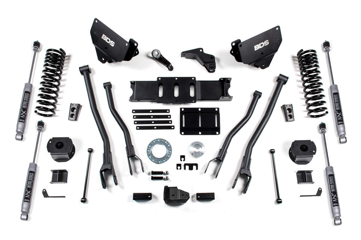 2014-2018 Ram 2500 5.5" 4-Link Air Bag Gas Suspension | Dirty Garage
