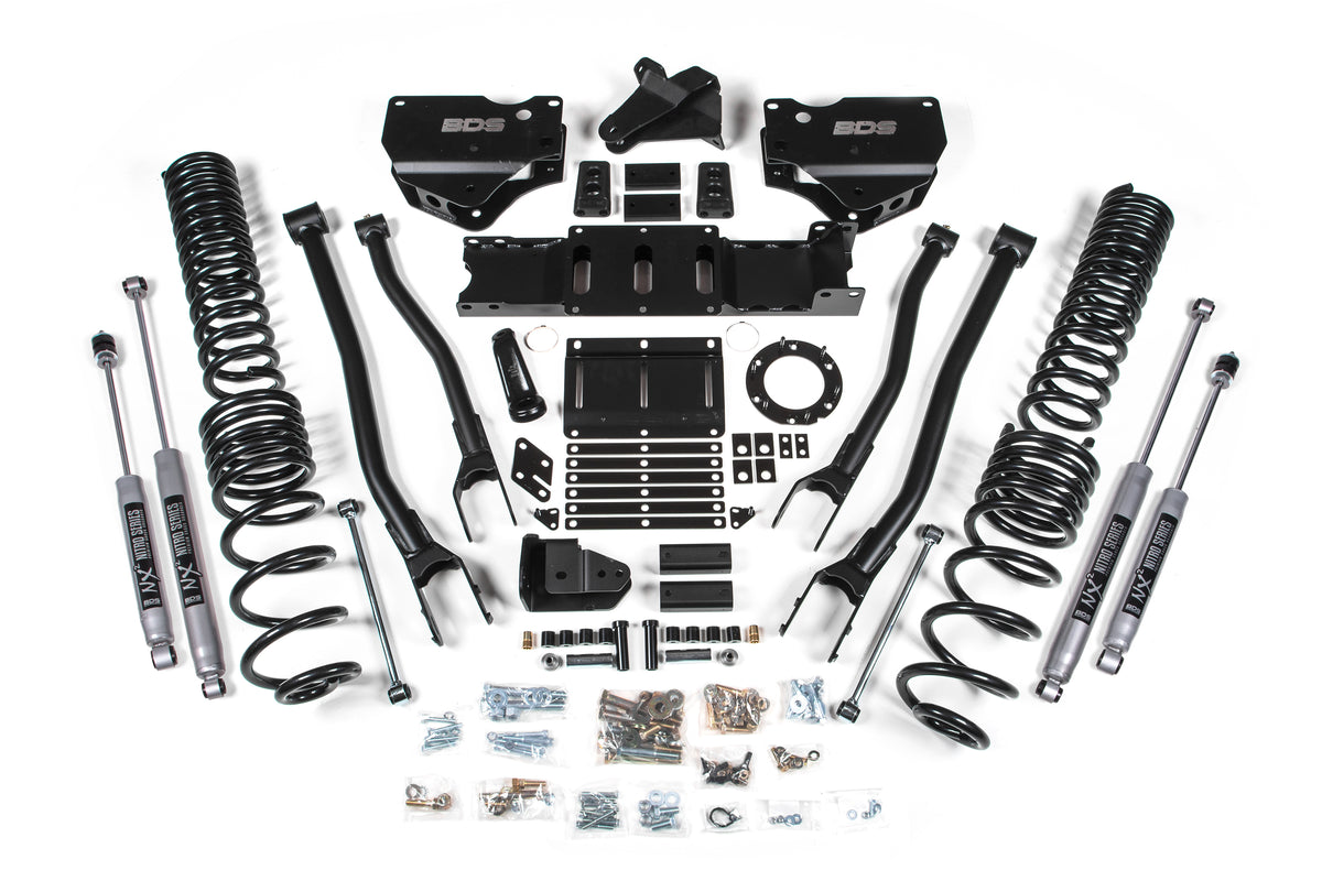 2019-2024 Ram 2500 6" Lift 4-Link Diesel Fox Shocks | Dirty Garage