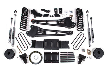 2019-2024 Ram 3500 5.5" Radius Arm 5" Rear Block Air Bag | Dirty Garage