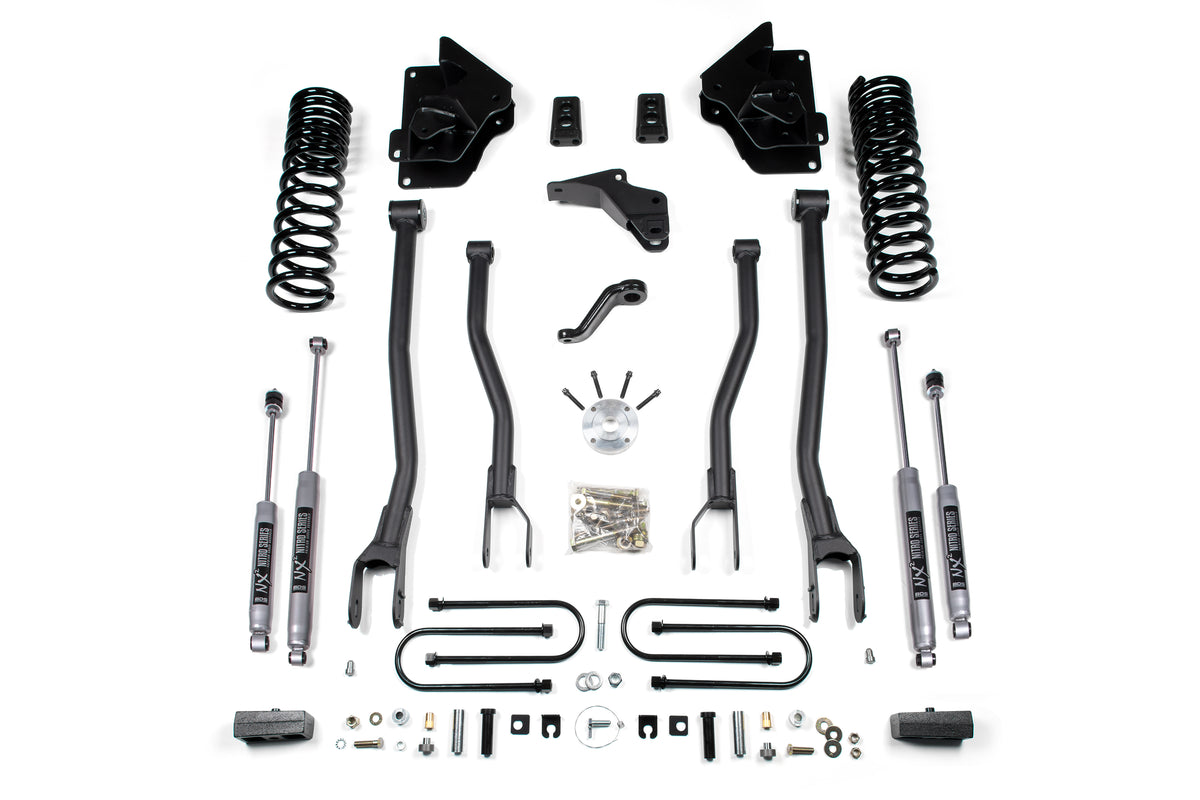 2013-2018 Ram 3500 4" Lift 4-Link Gas | Dirty Garage