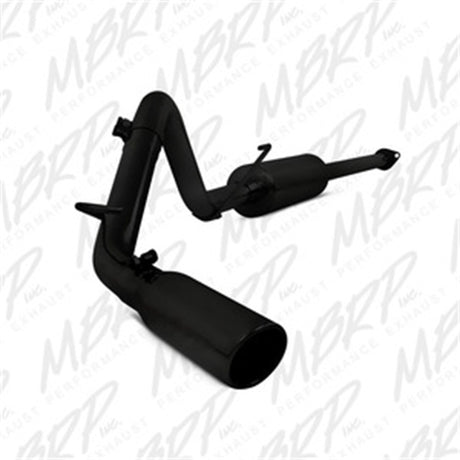 2009-2014 Tacoma 4.0L EC CC Cat-Back Single Exit Black - View 2 | Dirty Garage