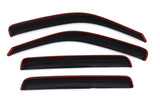 2006-2014 Ridgeline Ventvisor In-Channel Front and Rear Window Deflectors Smoke 4-Piece - View 2 | Dirty Garage