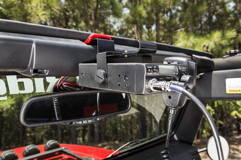 Rugged Ridge CB Radio Mount Windshield 03-06 Jeep Wrangler TJ/LJ - View 5 | Dirty Garage